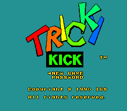 Tricky Kick screenshot 3 for TurboGrafx-16